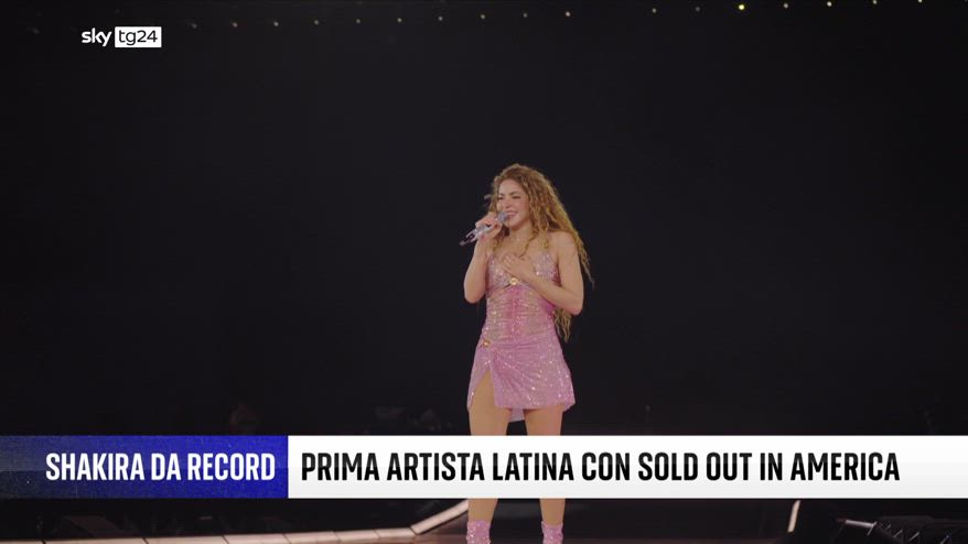 Shakira da record, è la prima artista latina sold out al Bank of America Stadium di Charlotte