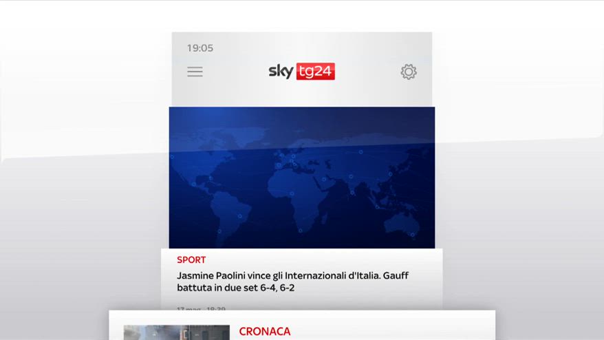 I titoli di Sky TG24 del 17 maggio, edizione delle 19