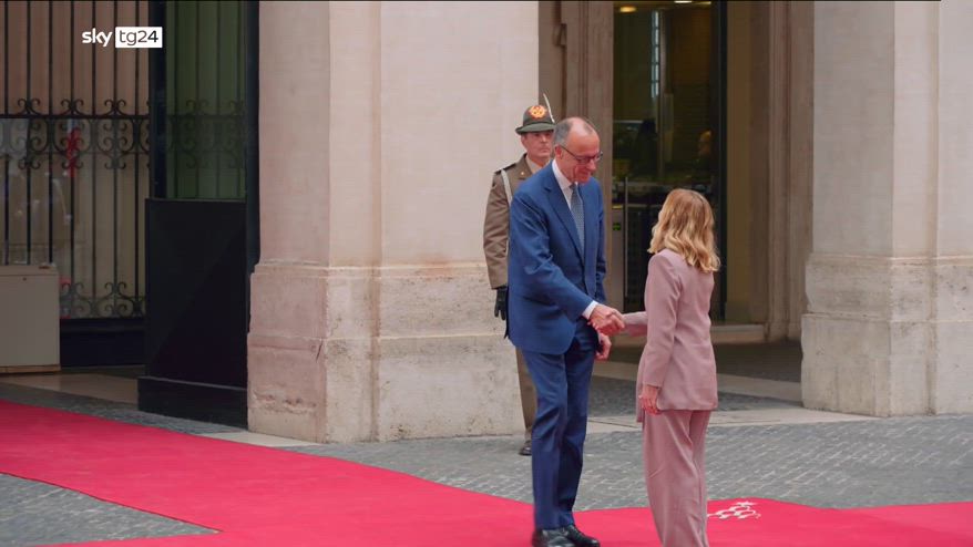 Vertice Italia-Germania, Meloni incontra cancelliere Merz