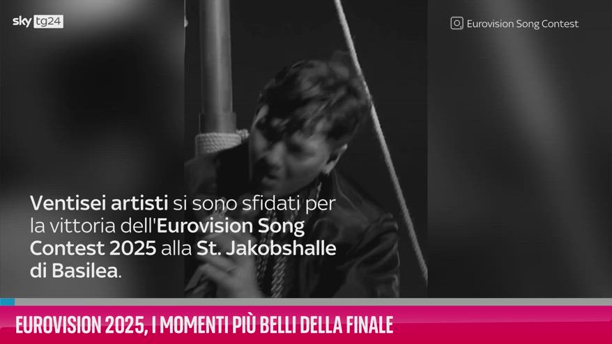 VIDEO Eurovision 2025, i momenti più belli della finale
