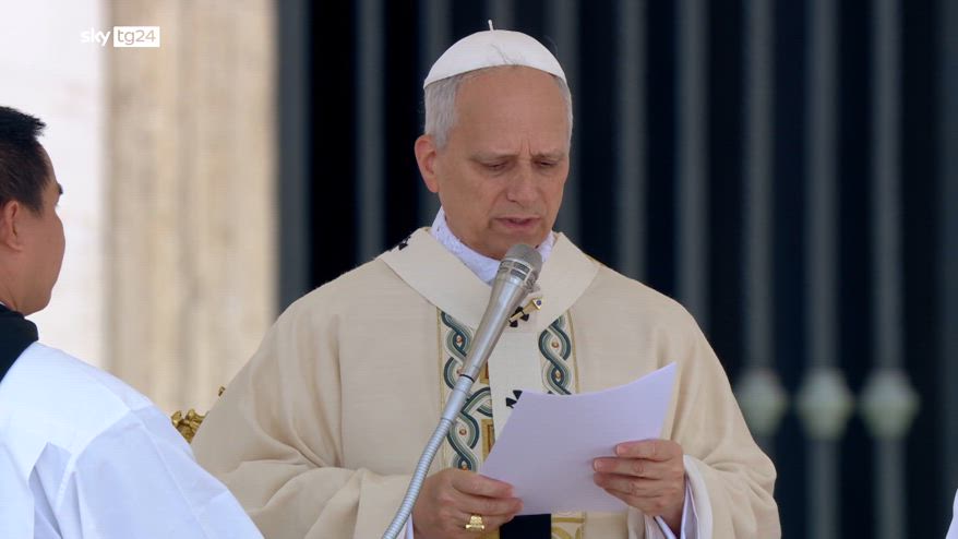 Papa Leone XIV, Regina Caeli durante la messa d’insediamento