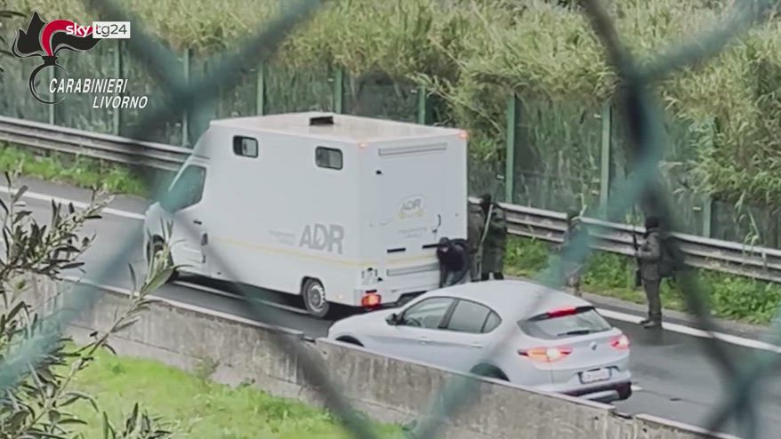 Assalto a portavalori sull'Aurelia: 11 arresti a Livorno