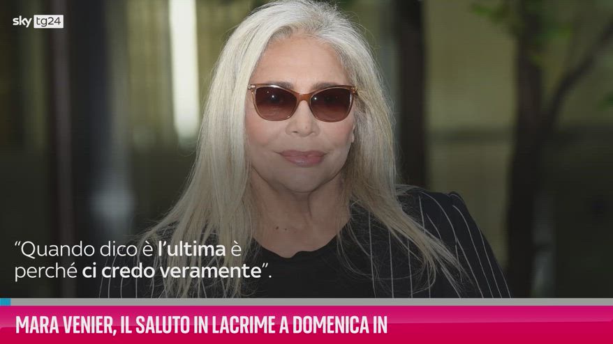 VIDEO Mara Venier, il saluto in lacrime a Domenica In