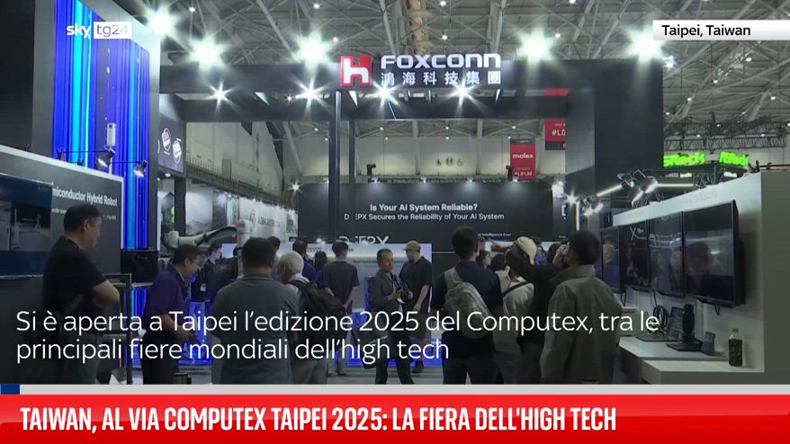 Taiwan, al via Computex Taipei 2025: la fiera dell'high tech