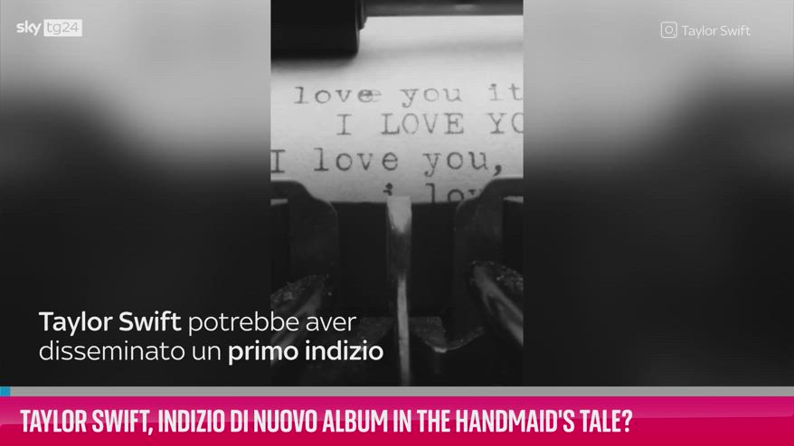 VIDEO Taylor Swift: il nuovo album in Handmaid's Tale?