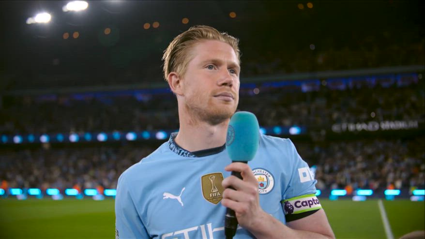 Il discorso di De Bruyne per salutare il Manchester City