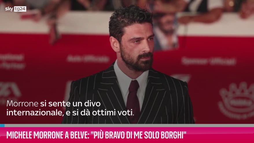 VIDEO Michele Morrone a Belve: Più bravo di me solo Borghi