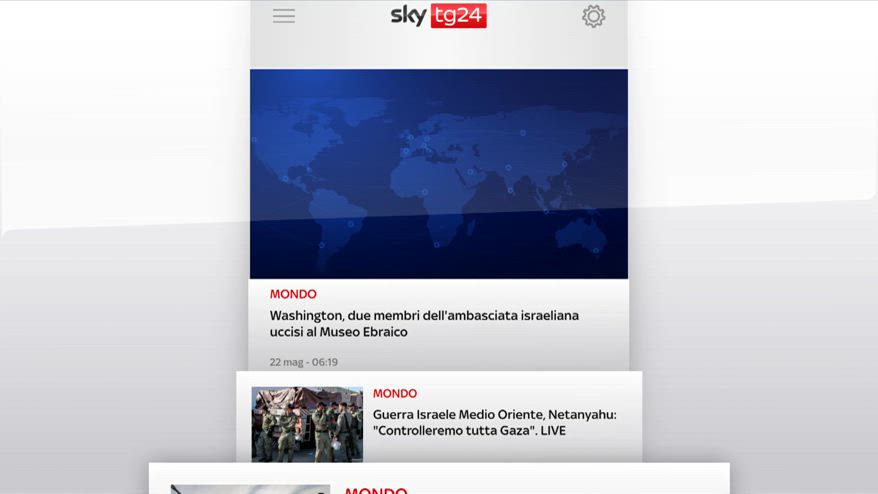I titoli di Sky TG24 del 22 maggio, edizione ore 8