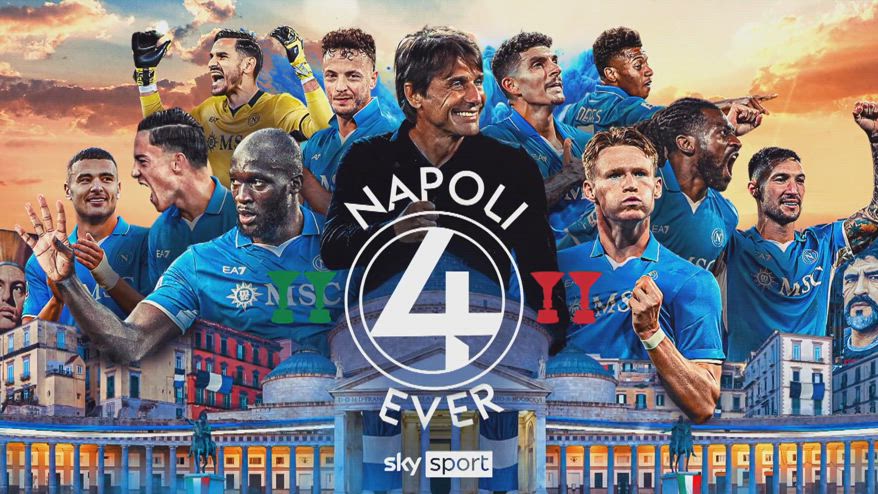 Napoli campione d'Italia, la copertina di Sky Sport