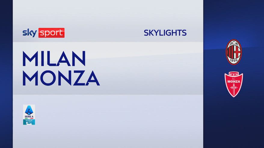Milan-Monza 2-0: gol e highlights