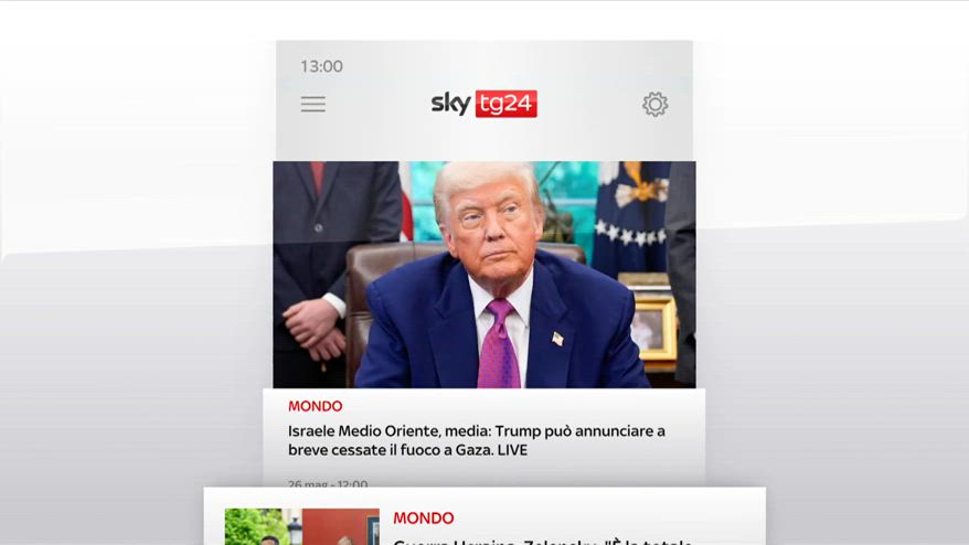 I titoli di Sky TG24 del 26 maggio 2025 - edizione h13