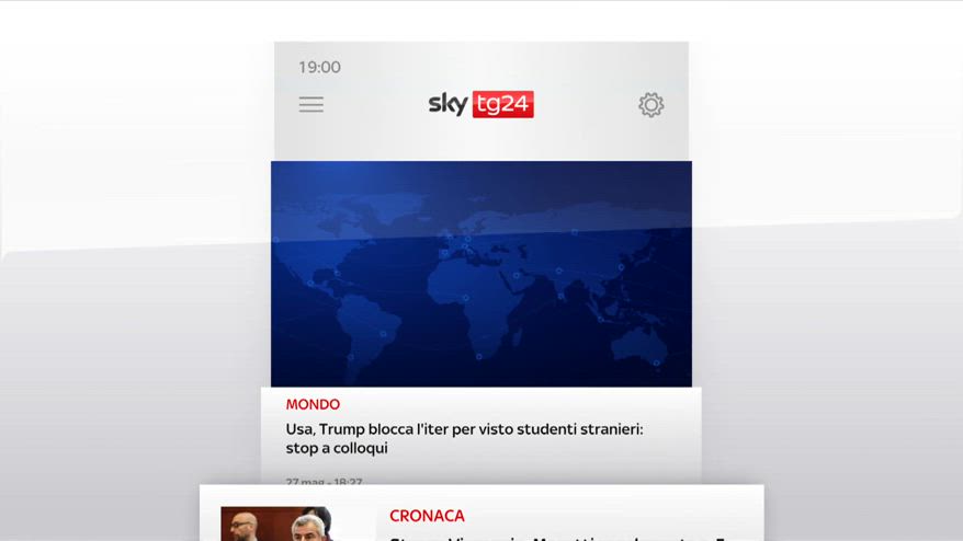 I titoli di Sky TG24 del 27 maggio 2025 - edizione h19