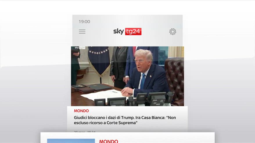 I titoli di Sky Tg24 del 29 maggio, edizione delle 19