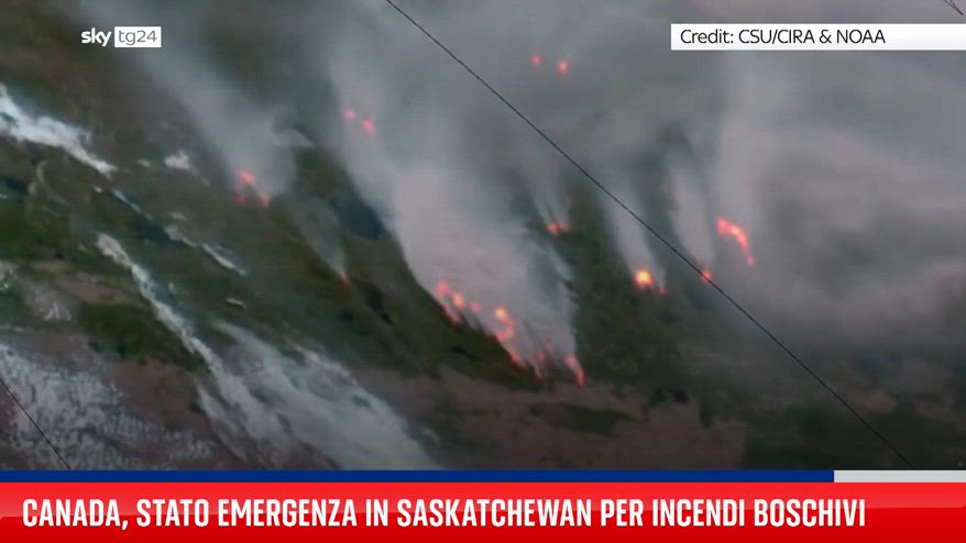 Canada, stato emergenza in Saskatchewan per incendi boschivi