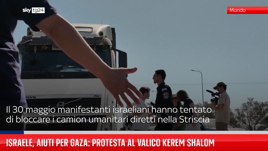 Israele, aiuti per Gaza: protesta al valico Kerem Shalom