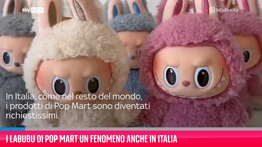 VIDEO I Labubu di Pop Mart un fenomeno anche in Italia