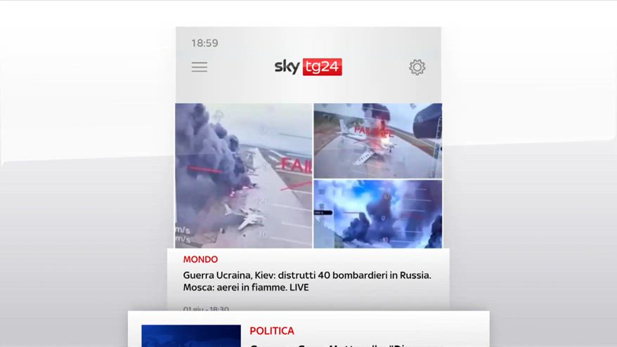 I titoli di Sky TG24 dell'1 giugno: edizione delle 19