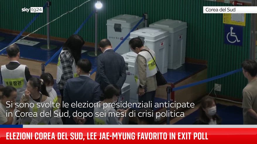 Elezioni Corea del Sud, Lee Jae-myung favorito in exit poll