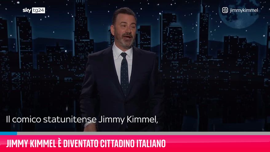 VIDEO Jimmy Kimmel è diventato cittadino italiano