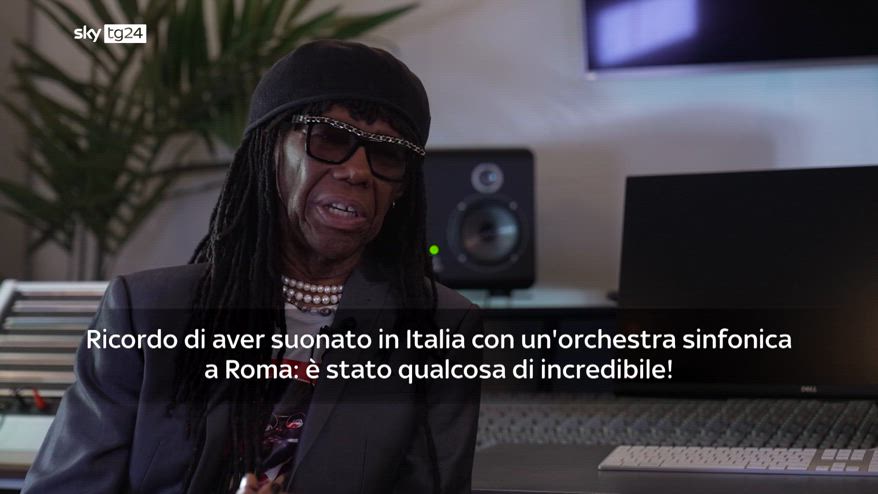 Nile Rodgers a Sky Tg24: 