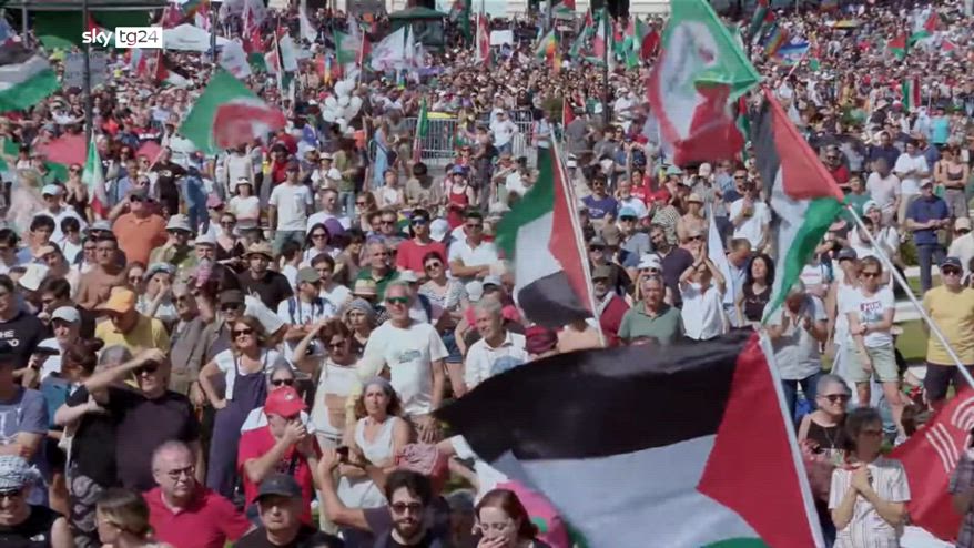 La manifestazione pro Gaza ricompatta il Campo Largo