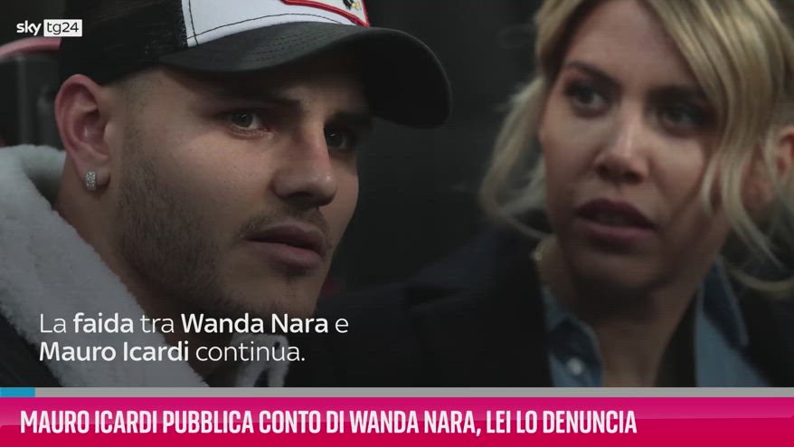 VIDEO Wanda Nara denuncia Mauro Icardi per la foto del conto