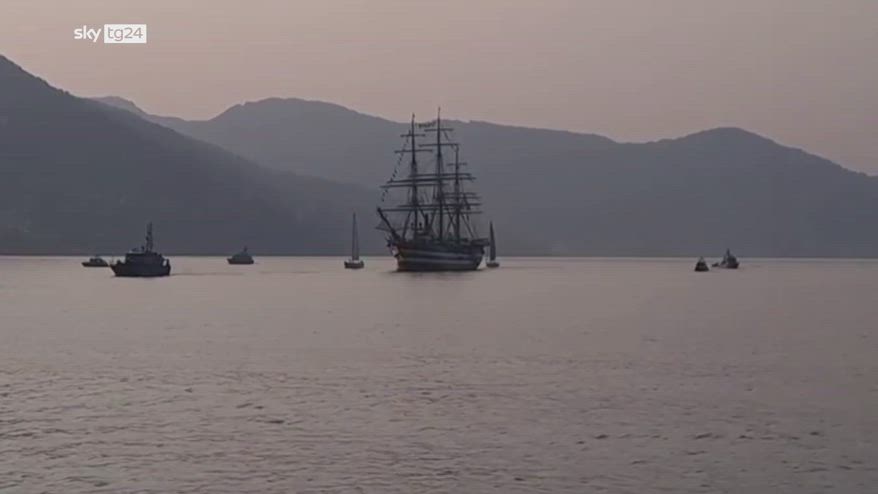 Amerigo Vespucci, tappa finale a Genova: presente Mattarella