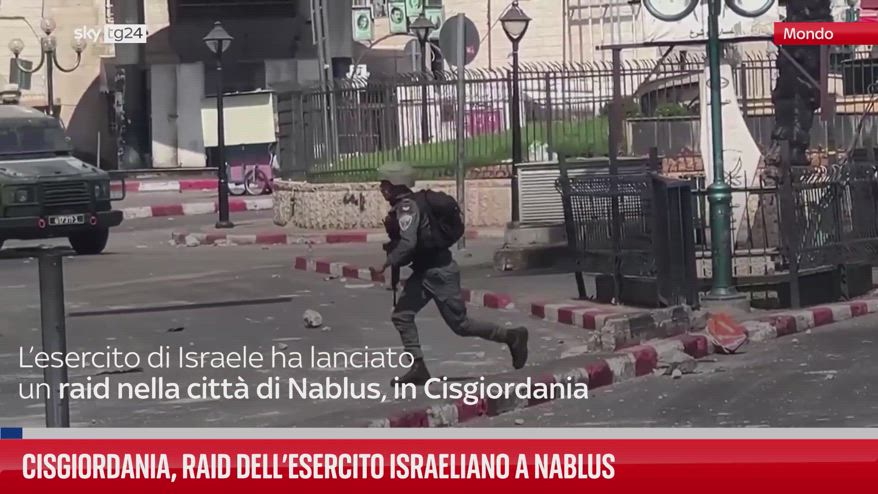 Cisgiordania, raid dell'esercito israeliano a Nablus