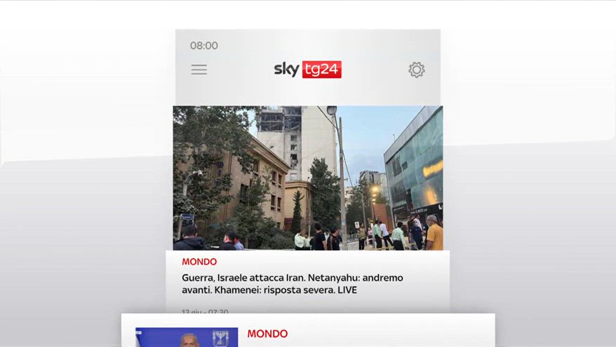 I titoli di Sky TG24 del 13 giugno, edizione delle 8