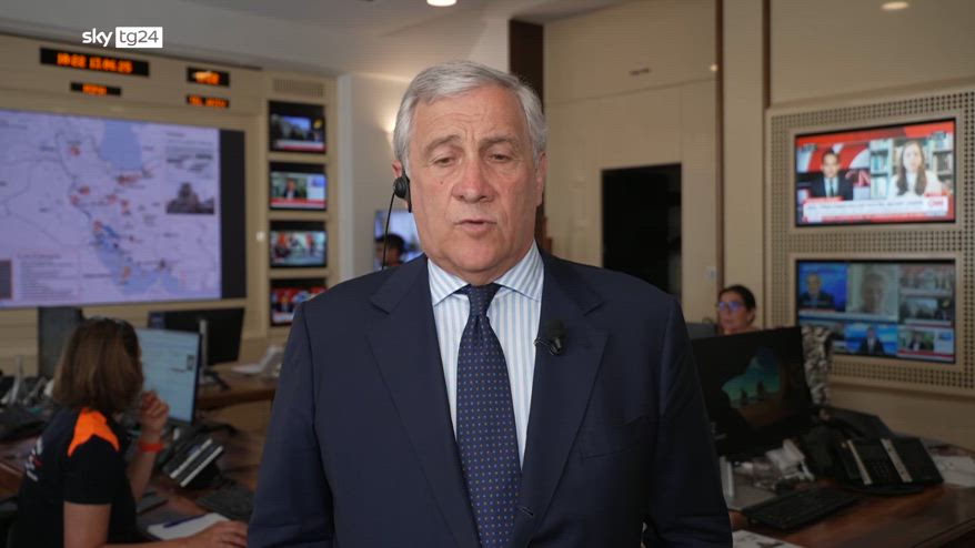 Israele-Iran, Tajani: Nessun pericolo di guerra mondiale | Video Sky - Sky TG24