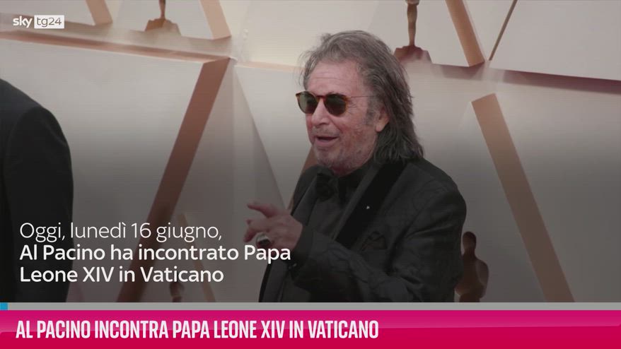 VIDEO Al Pacino incontra Papa Leone XIV in Vaticano