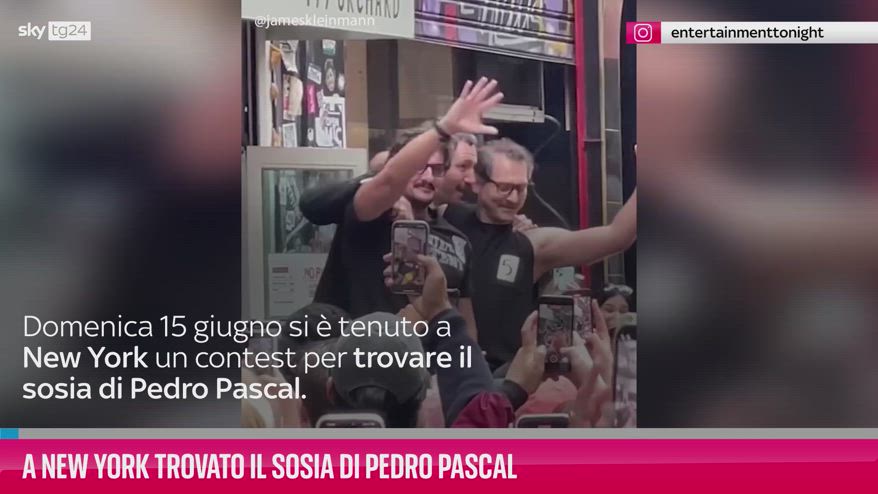 VIDEO A New York trovato il sosia di Pedro Pascal