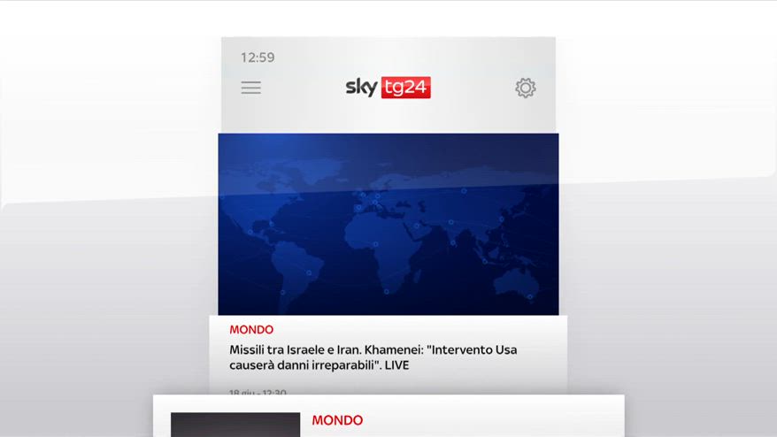 I titoli di Sky TG24 del 18 giugno: edizione delle 13