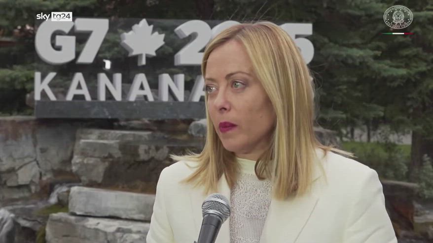 G7 Canada, Meloni: Obiettivo Iran non sia potenza nucleare