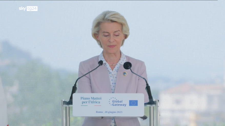 Piano Mattei, Von der Leyen: 