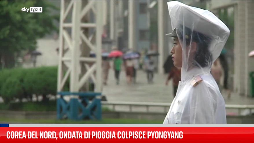 Corea del Nord, ondata di pioggia colpisce Pyongyang