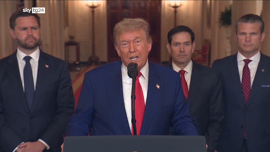 Trump: ora la pace, altrimenti sarà una tragedia per l’Iran