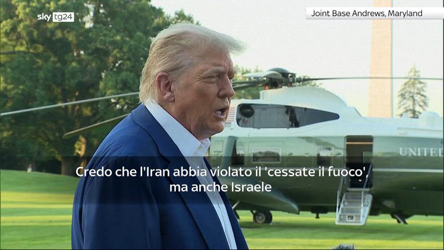 Trump su tregua Israele e Iran: 