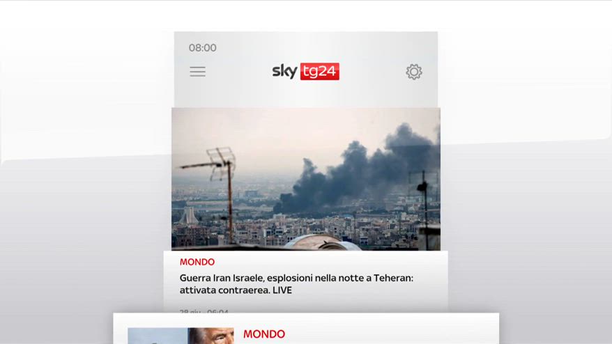 I titoli di Sky TG24 del 28 giugno 2025, edizione ore 13
