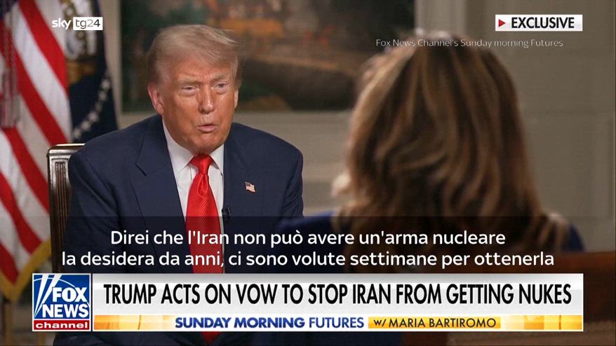 Trump: l'Iran non può avere un'arma nucleare | Video Sky - Sky TG24