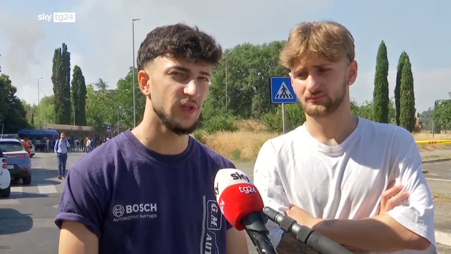 Esplosione Roma, la testimonianza di due ragazzi