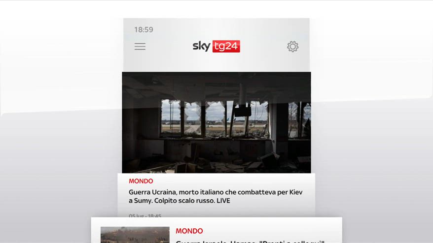 I titoli di Sky Tg24 del 5 luglio, edizione delle 19