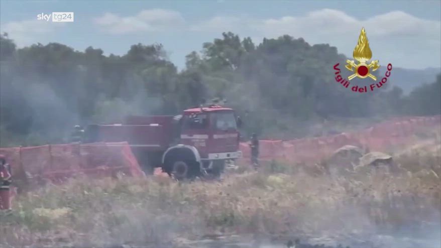 Sardegna, allarme incendi a Sassari e alla Maddalena
