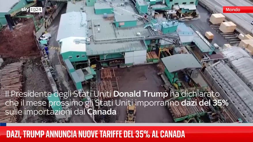 Dazi, Trump annuncia nuove tariffe del 35% al Canada