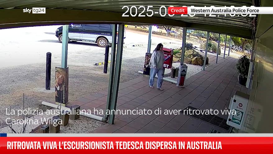 Ritrovata viva l’escursionista tedesca dispersa in Australia