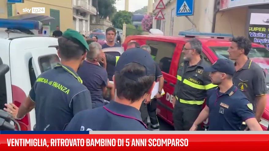 Ventimiglia, ritrovato bambino di 5 anni scomparso