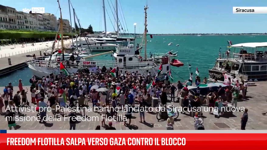 Freedom Flotilla salpa verso Gaza contro il blocco