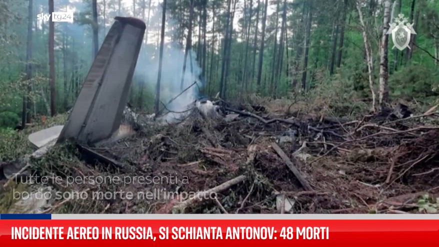 Incidente aereo in Russia, si schianta Antonov: 48 morti