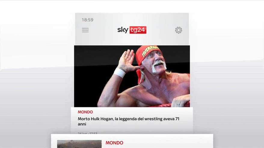 I titoli di Sky TG24 del 24 luglio: edizione delle 19