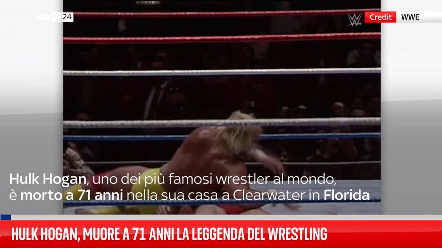 Hulk Hogan, muore a 71 anni la leggenda del wrestling